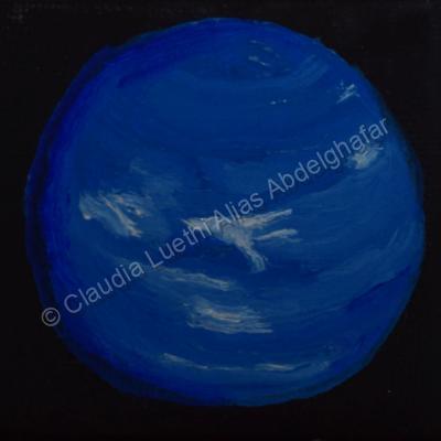 Oil Painting On Canvas - Neptune - Oil Colour On Canvas