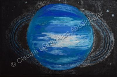 Oil Painting On Canvas - The Uranus - Oil Colour On Canvas
