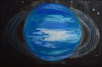 Oil Painting On Canvas - The Uranus - Oil Colour On Canvas