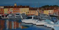 Oil Painting On Canvas - Saint Tropez - Oil Colour On Canvas