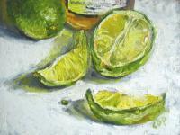 Lime Green - Oil Paints Paintings - By Chris Palmen, Impressionism Painting Artist