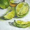 Lime Green - Oil Paints Paintings - By Chris Palmen, Impressionism Painting Artist