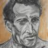 Carlos Merida - Graphite Drawings - By Wil Van Rijn, Expressionism Drawing Artist
