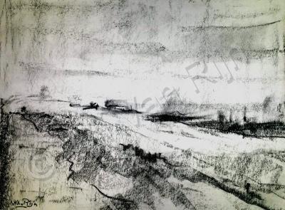 Landscapes - Dutch Landscape I - Graphite