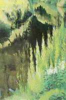 Landscape - Grassy Side Of The Ditch - Acrilyc  Oil On Streched C