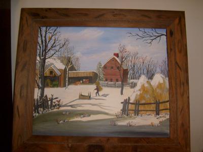 Winter Scenes - Peaceful Morn - Acrylic