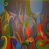 Metamorphosis Leaves - Acrylic Paintings - By Jaquin Serven, Abstract Painting Artist