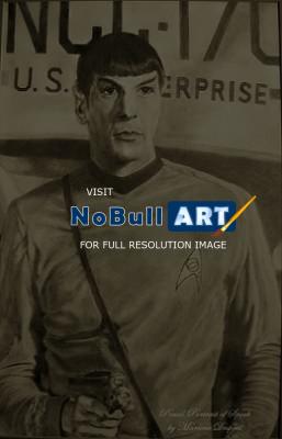 Celebrity Portraits - Spock - Pencil
