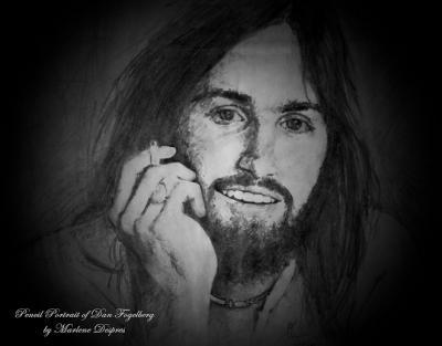 Celebrity Portraits - Young Dan Fogelberg - Pencil