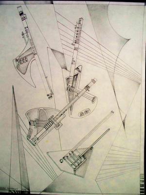 Personal Collection - Futurism Guitunes - Pencil