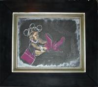 Children - Mamas Shoes - Acrylic On Canvas