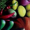 Mixed Produce - Acrylic Pastel Color Pencil Mixed Media - By Brittany Skillern, Realism Mixed Media Artist