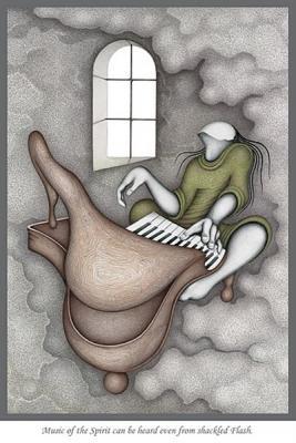 Music - Pianist - Mixed Media