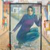 Girl In A Frama - Acrylics Paintings - By Iman Agayev, Realisim Painting Artist