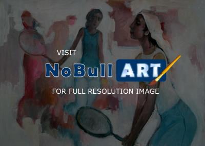Thematic - Tennis Players - Acrylics