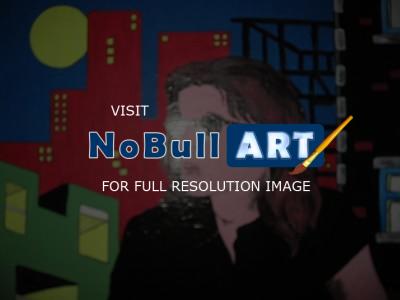 Painting Portrait Pop Art - Noelle - Acrylic
