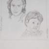 Noelle And Adrian - Pencil Drawings - By Teddy Mileski, Portrait Drawing Artist