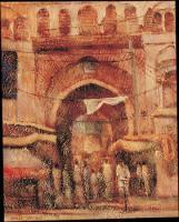 Artist - Old City-1- - Oil On Canvas