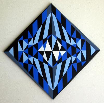 Abstract Geometric - Emigma - Acrylic On Canvas