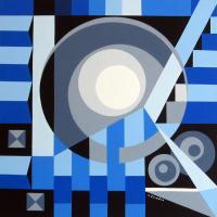 Abstract Geometric - Geometric Abstract 913 - Acrylic On Canvas