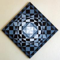 Abstract Geometric - Revolution - Acrylic On Canvas