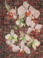Orchid Study - Watercolors Paintings - By Anita Dewitt, Grid Ideas Painting Artist