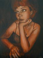 When The Crowds Are Gone - Acrylic Paintings - By Anita Dewitt, Portraiture Painting Artist