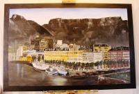 Cape Town - Acrylics On Canvas Paintings - By Melvern Young, Abstract Painting Artist