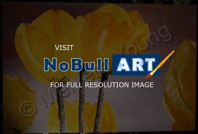 Aa - Yellow Tulips - Acrylics On Canvas