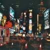 Busy In New York - Film Photography - By Kacie Piscatelli, Film Photography Photography Artist