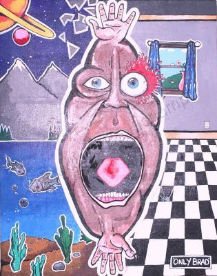 Paintings - The Anti-Matter Room - Acrylic On Canvas
