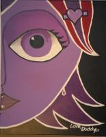 Paintings - Violet - Acrylic On Canvas