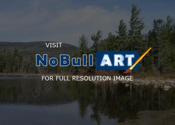 Landscape Photography - Lake Near The Kancamagus Highway Nh - Digital