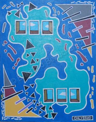 Paintings - Fragments Of Unbecoming - Acrylic On Canvas