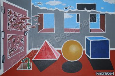 Paintings - The Inevitable Cycle - Acrylic On Canvas