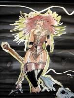 Valkyrie - Iceses Danali - Water Color Spray Paint
