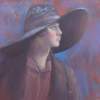 Elegant Lady - Pastel Paintings - By Howard Scherer, Realistic Painting Artist