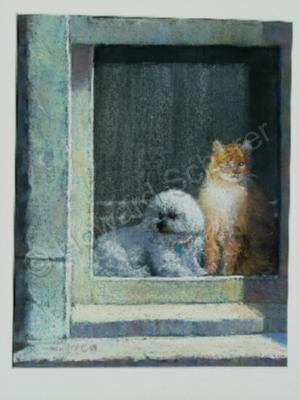 Animals - Waiting - Pastel