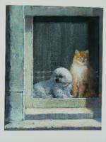 Animals - Waiting - Pastel