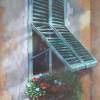 Broken Shutter - Pastel Paintings - By Howard Scherer, Realistic Landscape Painting Artist