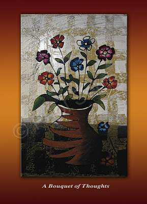 Figurative - A Bouquet Of Thoughts - Oil On Canvas