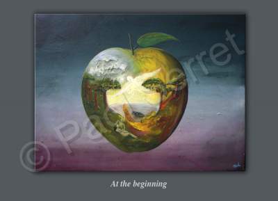 Spiritual - At The Beginning - Oil On Canvas