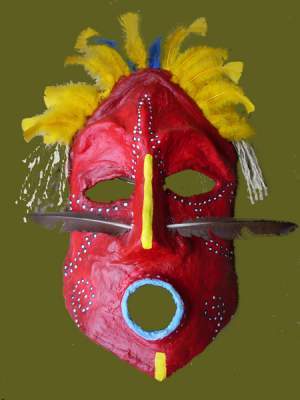 Mask - Talking Mask - Plaster On Wire