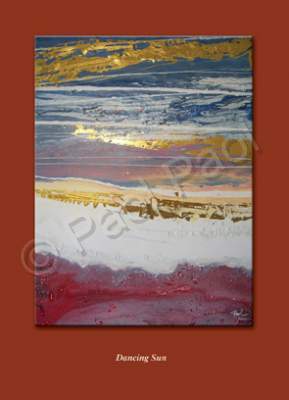 Latest Works - Dancing Sun - Mixed Medium