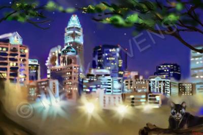 Markgivens - The Queen City - Corel Painter