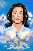 King Of Pop - Corel Painter Digital - By Mark Givens, Digital Painting Digital Artist