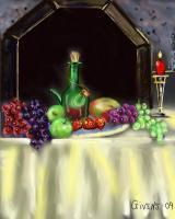 Fruits Of Love - Corel Painter Paintings - By Mark Givens, Digital Painting Painting Artist