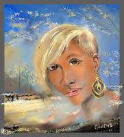 Mother Earth - Corel Painter Paintings - By Mark Givens, Digital Painting Painting Artist