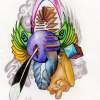 Abstraction - Colored Pencil Drawings - By Mitch Nolte, Abstract Drawing Artist