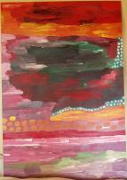 Abstract Paintings - Clodgy Point - Acrylic